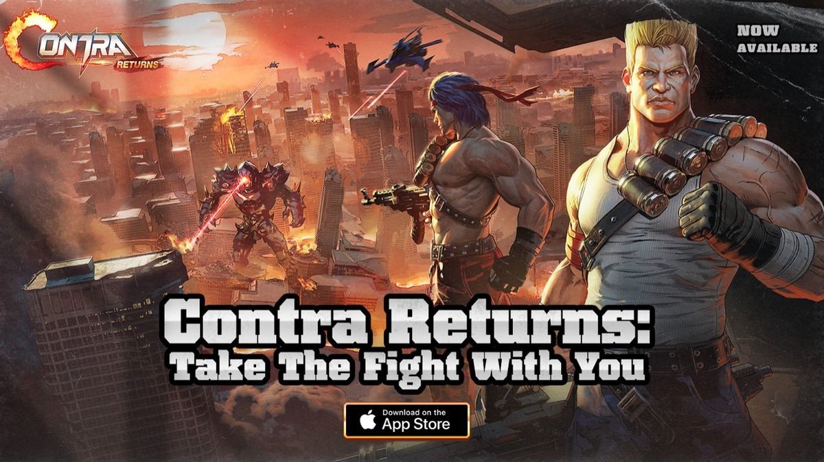 Contra Returns Mobile is finally comming to more countries on July 26