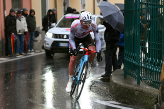 Nans Peters (AG2R Citroen) during the 2023 Trofeo Laigueglia solo attack Dario BelingheriGetty Images