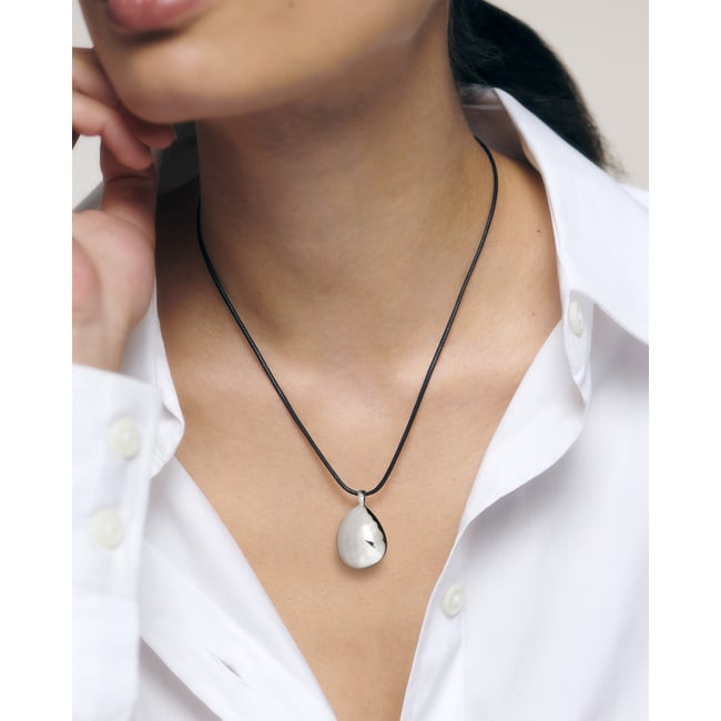 Cotton Cord Deia Pebble Locket
