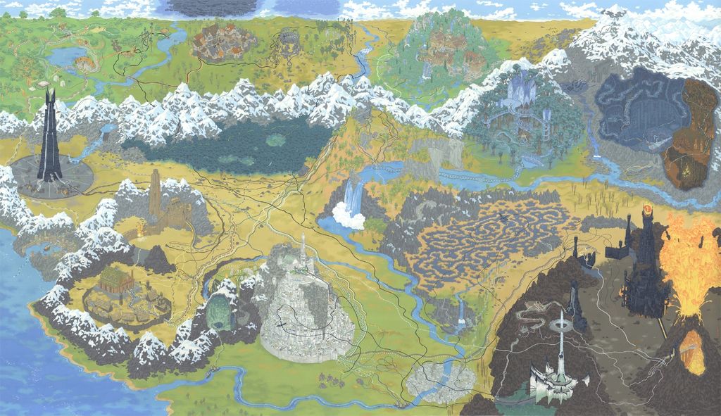 Movie fans will love these illustrated movie maps | Creative Bloq