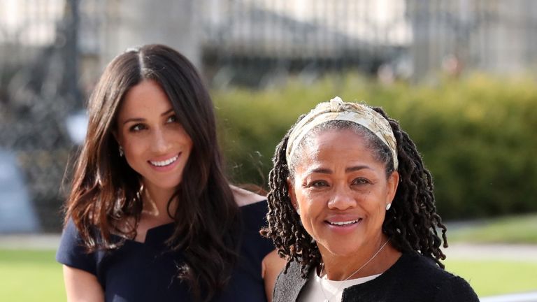 Meghan Markle's mother Doria honored in couple's new company
