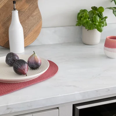 D-C-Fix Marble Romeo Matt White 90cm X 2.1m Self-Adhesive Vinyl Wrap for Doors and Worktops