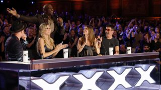 Howie Mandel, Heidi Klum, Terry Crews, Sofia Vergara, and Simon Cowell for America's Got Talent Season 19