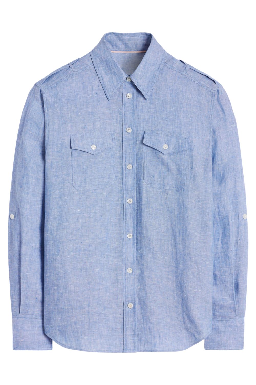 Boden Longline Linen Safari Shirt