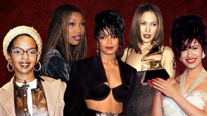 Lauryn Hill, Brandi, Janet Jackson, Jennifer Lopez, and Selena Quintanilla