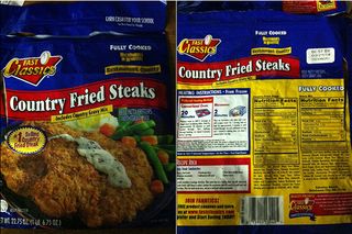 recall, AdvancePierre Foods, Fast Classics Country Fried Steaks
