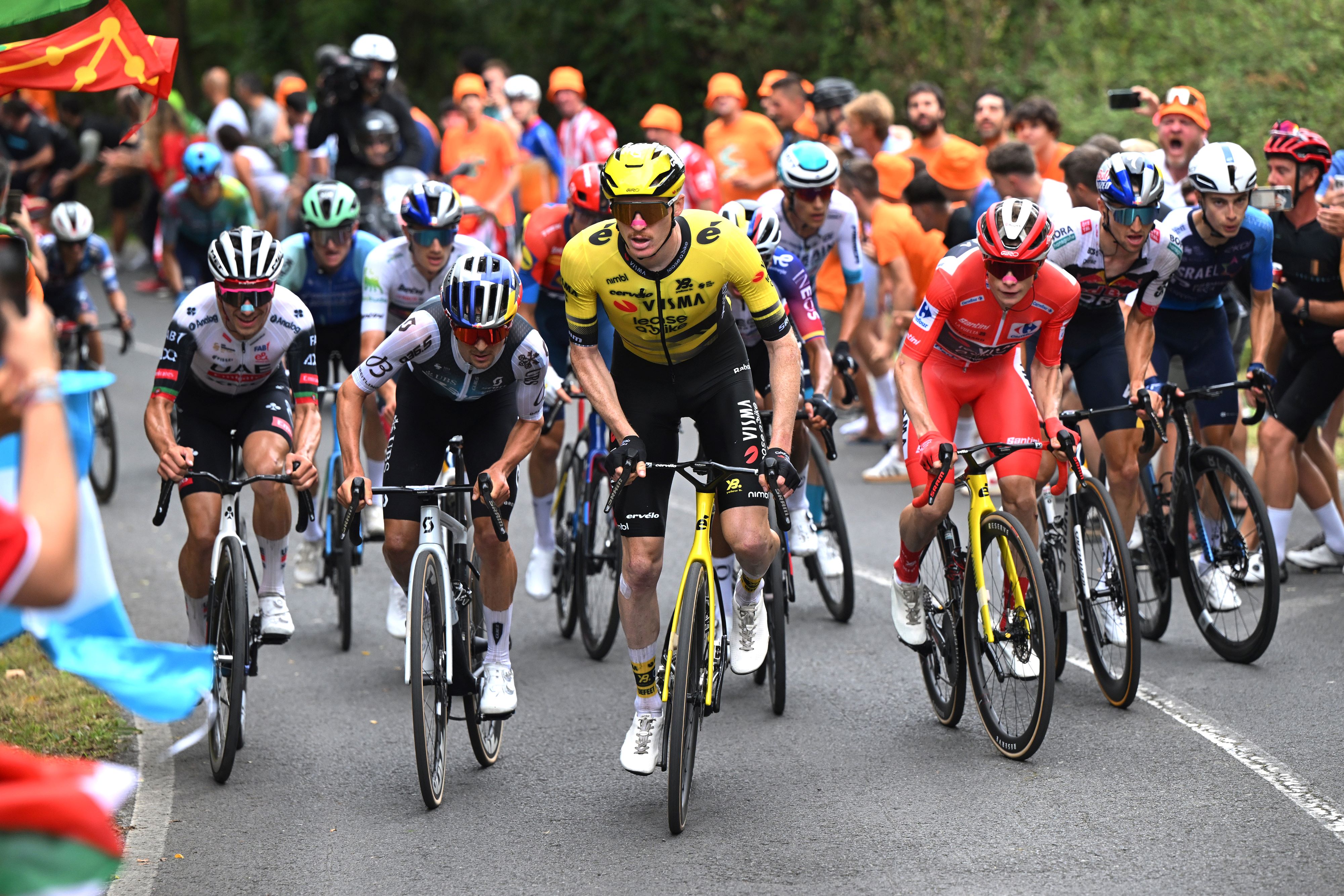 The GC favourites on stage 11 of La Vuelta 2025.