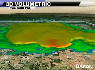 a mysterious radar blob in Huntsville, Ala.