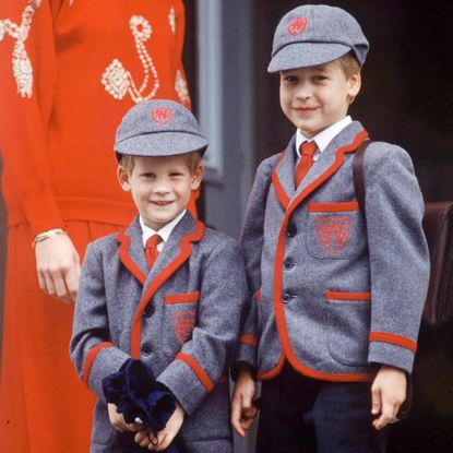 Prince William and Harry school