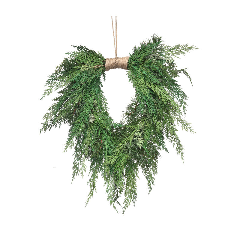 The Holiday Aisle® Natural Touch Polyethylene Wreath & Reviews | Wayfair