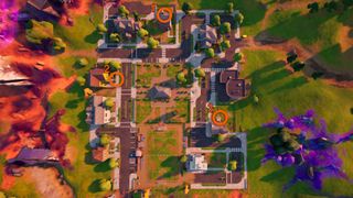 Fortnite ghostbuster signs quest objective pleasant park location map