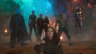 The Guardians of the Galaxy stand together