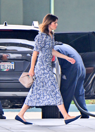 Mandy Moore is seen heading to the car wash on September 20, 2023 in Pasadena, California