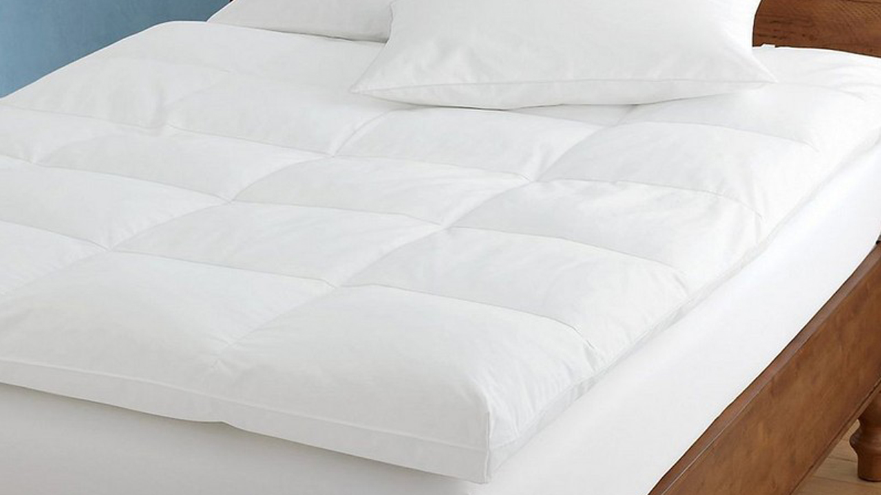 Best mattress toppers: The Company Store Legends Hotel Down Alternative Baffled Featherbed