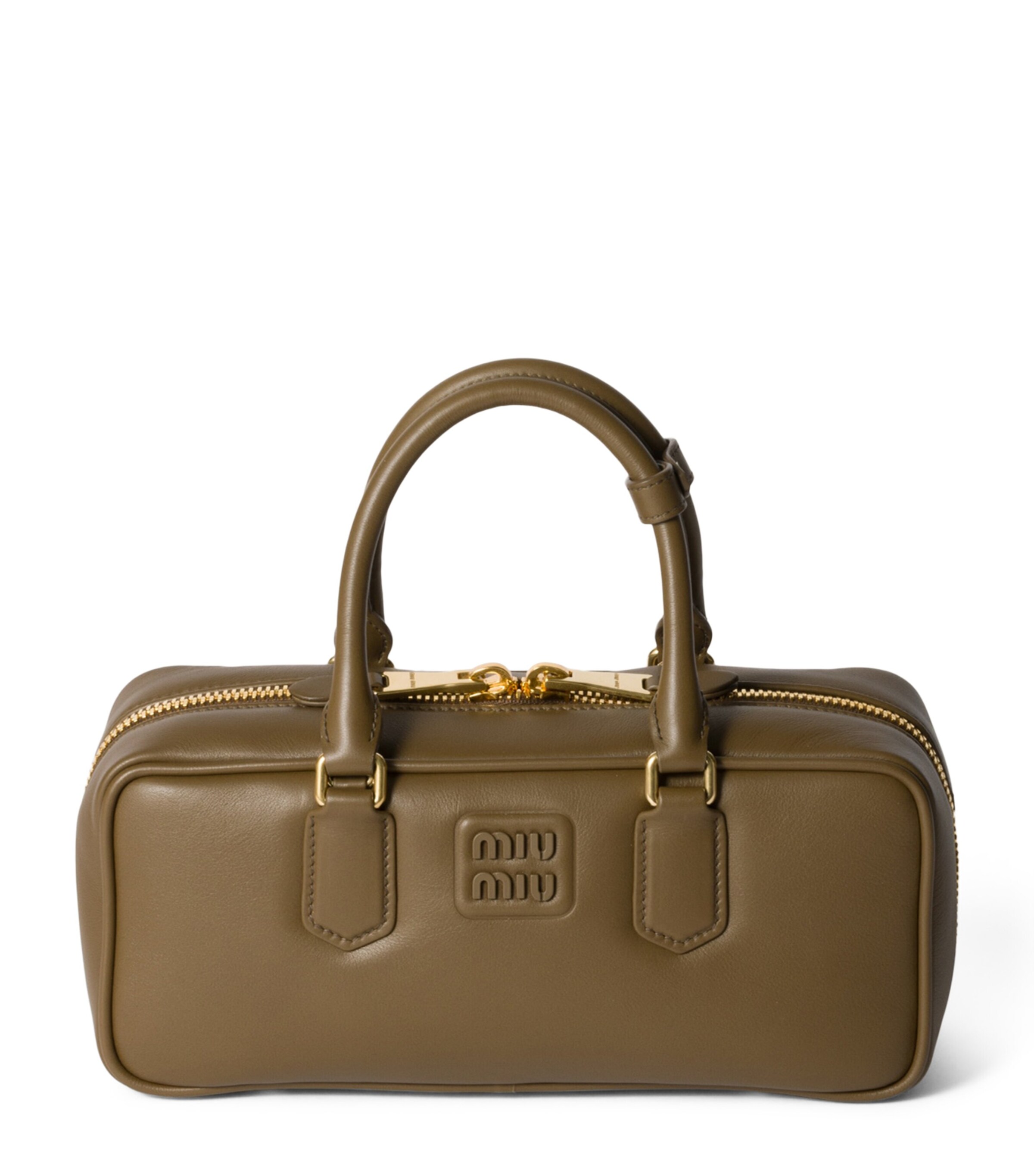 Miu Miu Leather Arcadie Top-Handle Bag