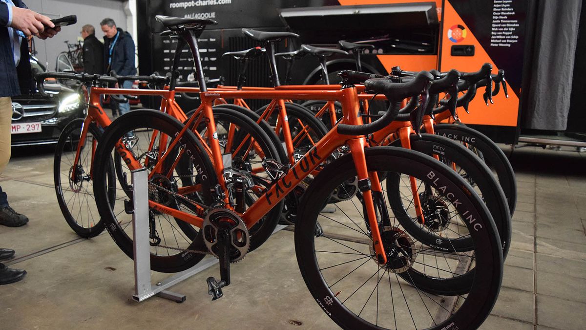 Roompot-Charles are racing aboard Factor O2 Disc bikes for the 2019 season