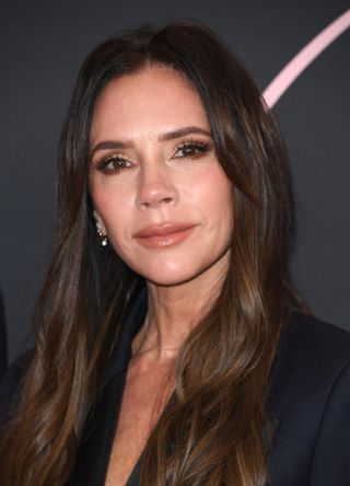 Victoria Beckham arrives at the Premiere Of "Lola" at Regency Bruin Theatre on February 03, 2024 in Los Angeles, California