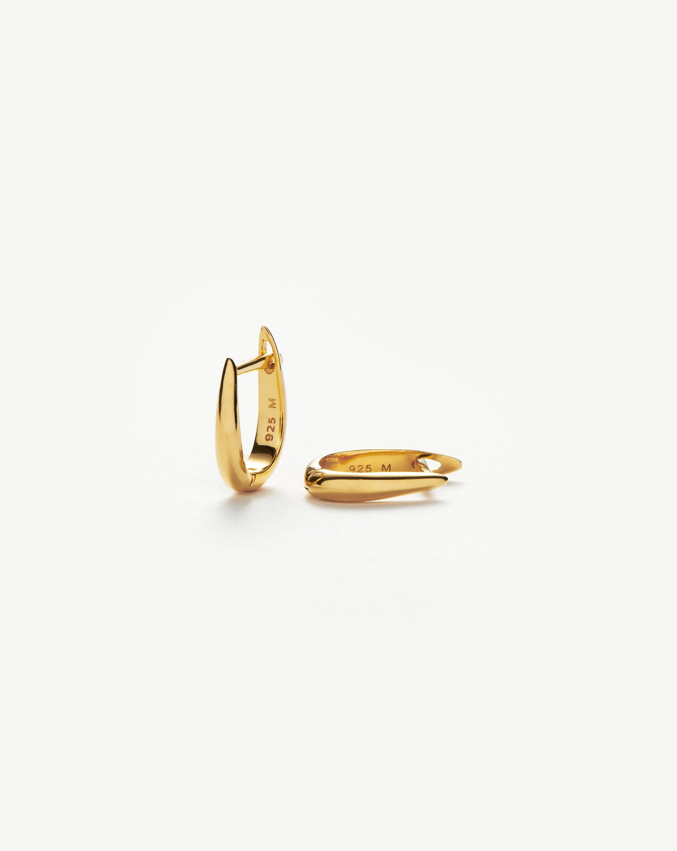 Claw Huggies | 18ct Gold Plated Vermeil
