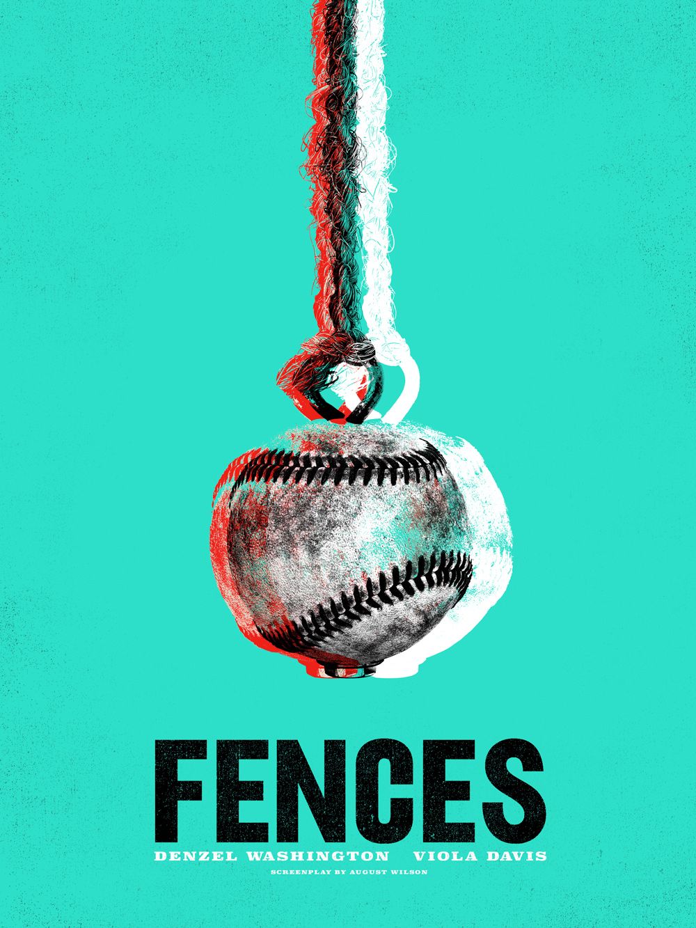 Andy Warhol himself provided the inspiration for this Fences poster by Terrence Morash