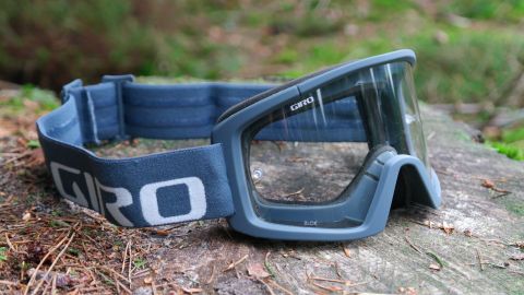 Giro Blok MTB Goggles Blue Hypnotic Grey Lens DH Enduro Downhill Mountain Bike 