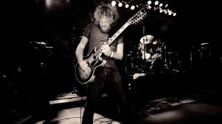 Mastodon’s Brent Hinds playing live in 2009