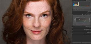 Lightroom tutorial enhance freckles