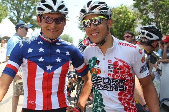 Two Jelly Belly national champions: Fred Rodriguez and Luis Davila