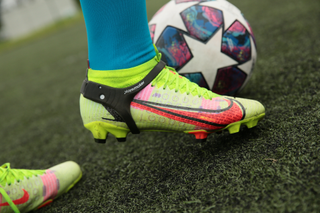 Playermaker AI wearable tracking technology for football boots