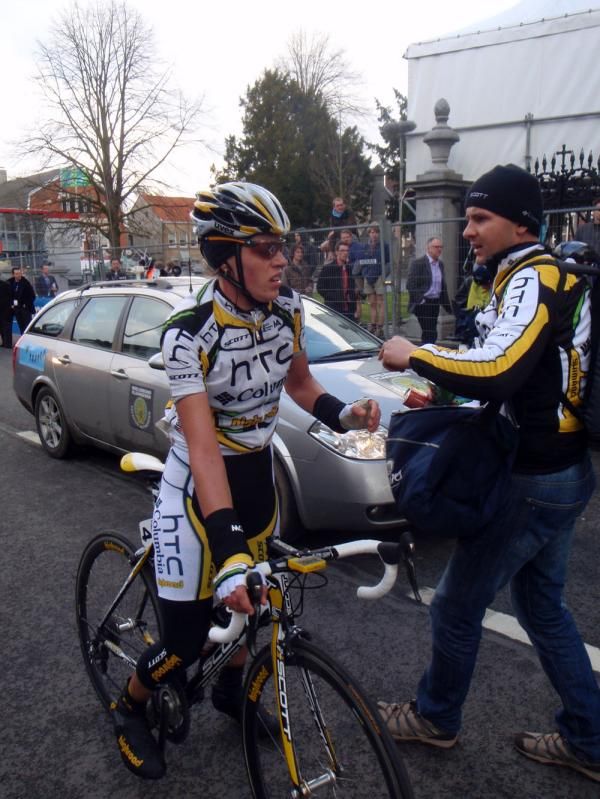 Noemi Cantele (HTC-Columbia) finished towards the front of the chase group