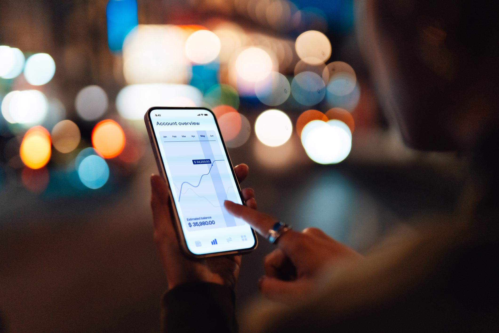 Investing on smartphone