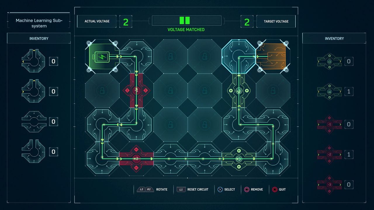 Spiderman Circuit Puzzle for Machine Learning Subsystem