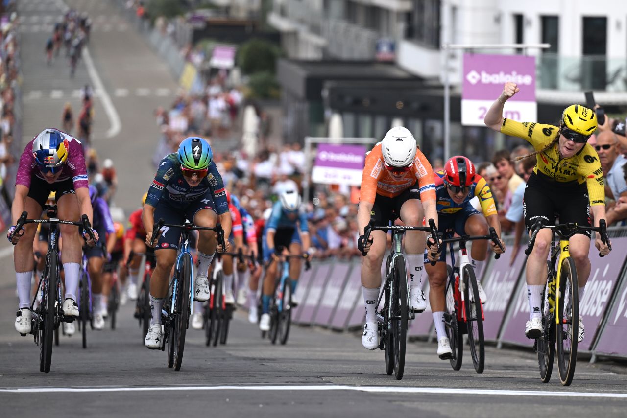 Veenhoven stuns Kool to win Baloise Ladies Tour stage 1
