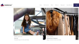 best designer outlets snap shot of the Cheshire Oaks website