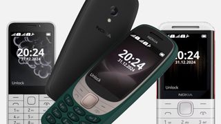Composite of three new Nokia phones 