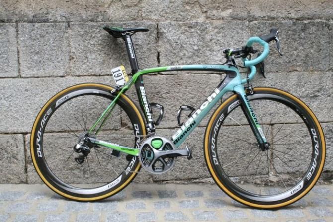 Wilco Kelderman&rsquo;s (Team Belkin) Bianchi Oltre XR2