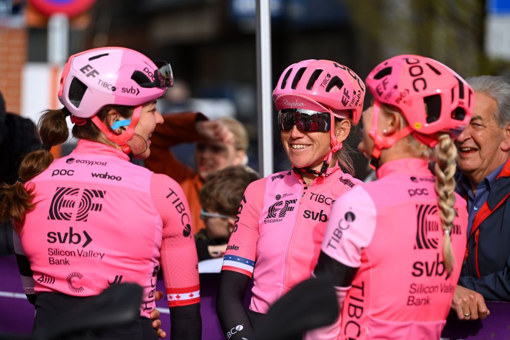 The EF Education women at Brabantse Pijl in 2023