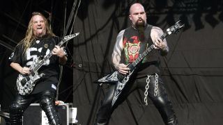 Slayer on stage in 2006