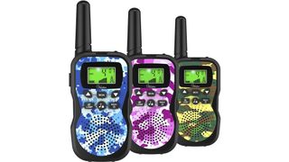Product shot of the Hunter Kids, one of the best walkie talkies