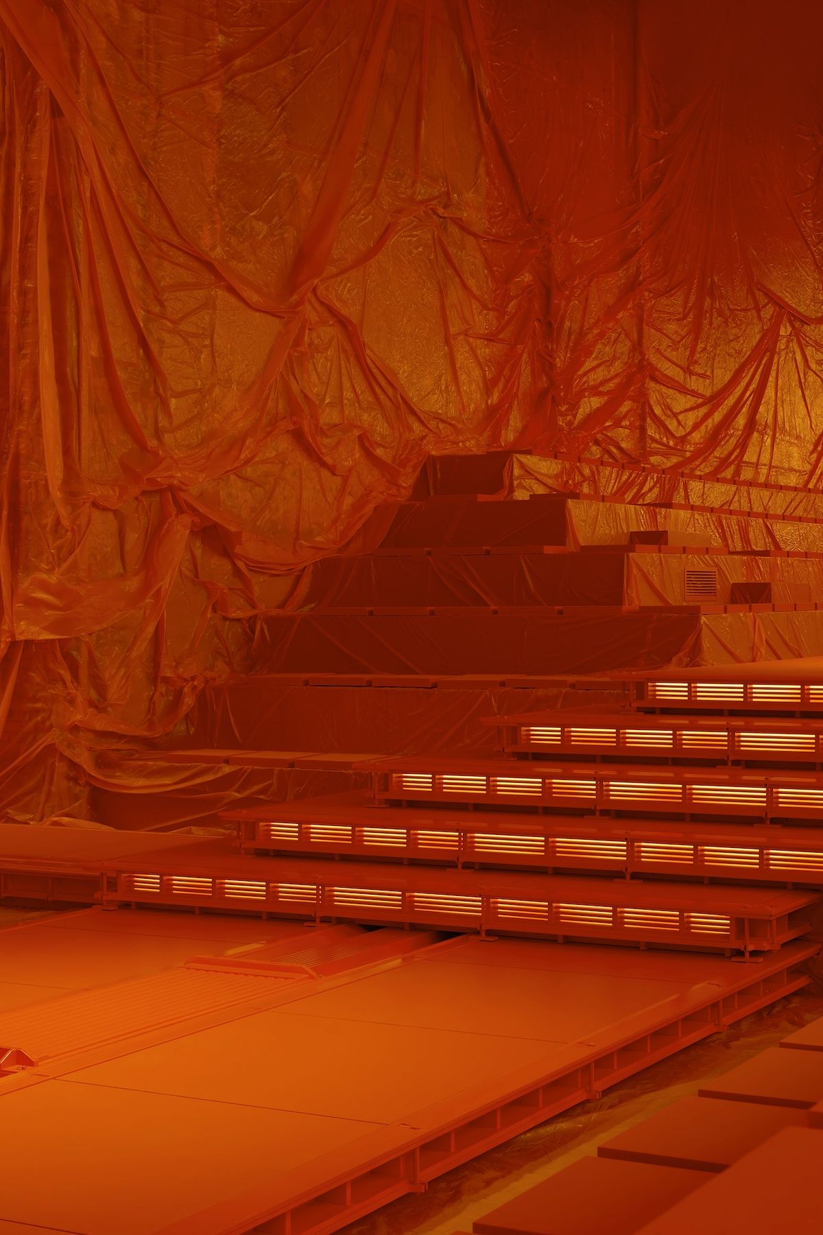 Louis Vuitton S/S 2024 runway set