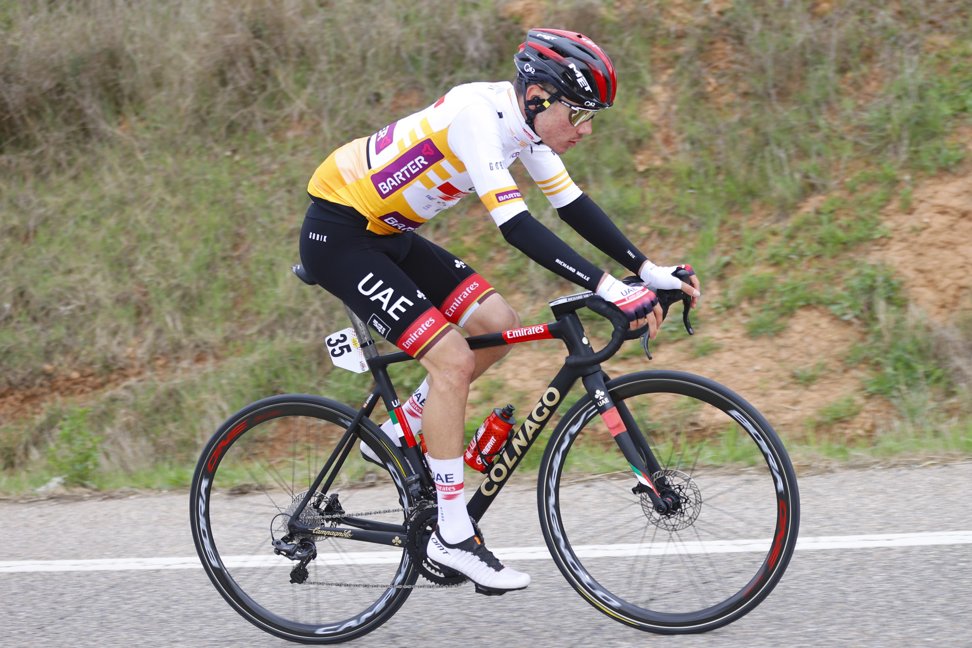 Volta Ciclista a Catalunya 2022 - 101st Edition - 4th stage La Seu dâUrgell - Boà Taüll 166,5 km - Juan Ayuso (ESP - UAE Team Emirates) - photo Luis Angel Gomez/SprintCyclingAgency©2022