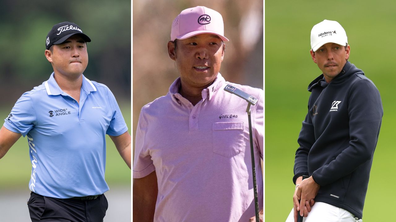 (L to R) Richard T. Lee, Anthony Kim, Bjorn Hellgren