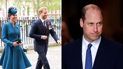 Kate Middleton and Prince Harry’s prestigious honor that Prince William doesn’t have. Seen here are all three at separate occasions