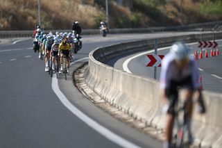 CORDOBA SPAIN AUGUST 23 Marc Soler of Spain and UAE Team Emirates R in the breakaway caught by the eloton during the La Vuelta 79th Tour of Spain 2024 Stage 7 a 1805km stage from Archidona to Cordoba UCIWT on August 23 2024 in Cordoba Spain Photo by Dario BelingheriGetty Images