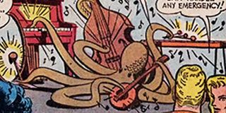 Topo The Octopus Playing Instruments Aquaman
