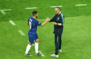 Hazard (left) looks set to depart Chelsea
