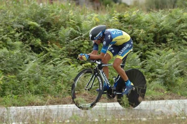 Alberto Contador (Saxo Bank-Tinkoff Bank) put in a solid time trial display.