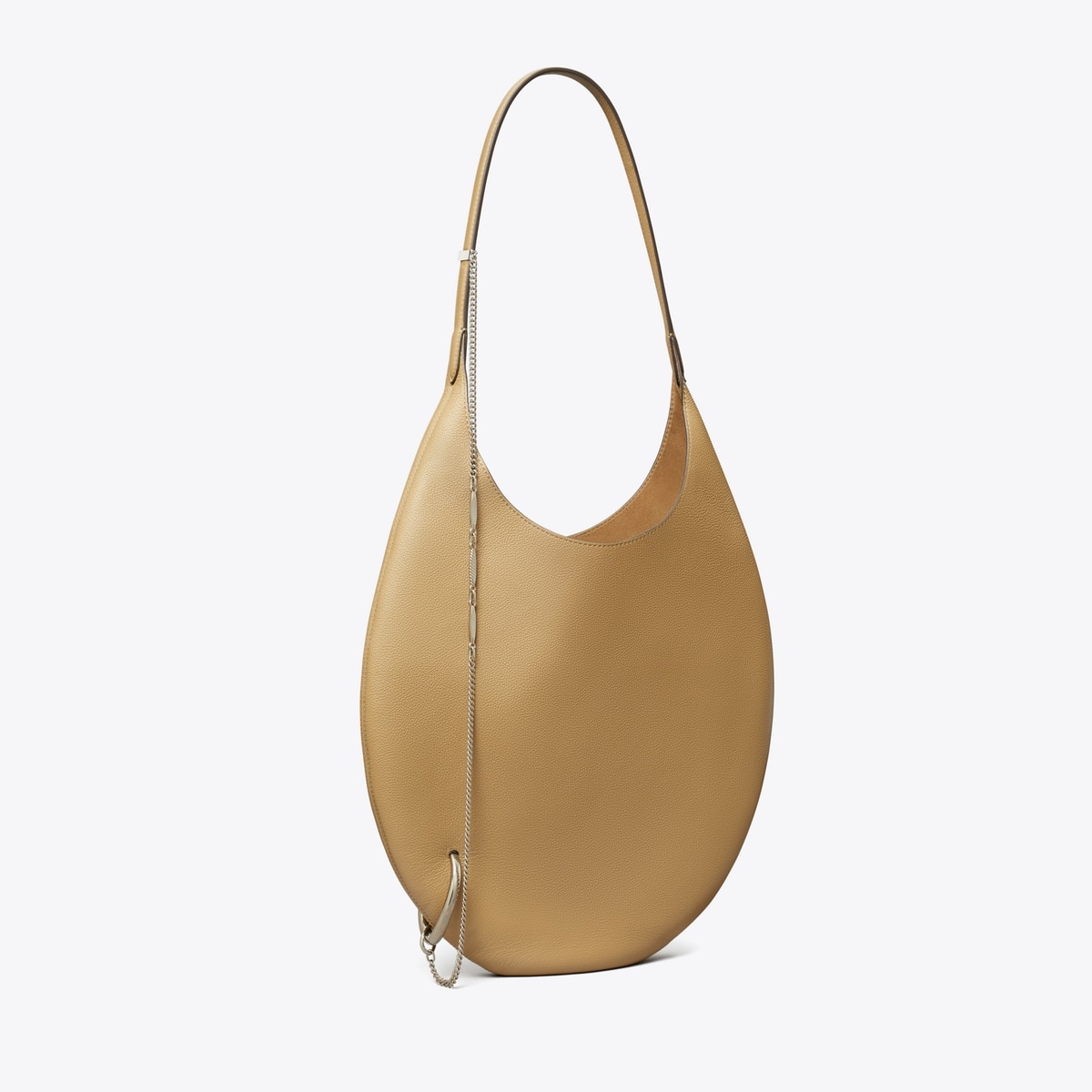 Pierced Soft Bag in Beige, Size Os