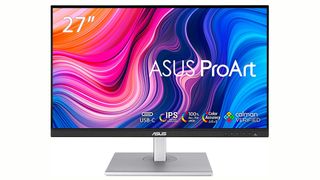 Product shot of Asus ProArt 27 PA278CV, one of the best monitors for MacBook Pro