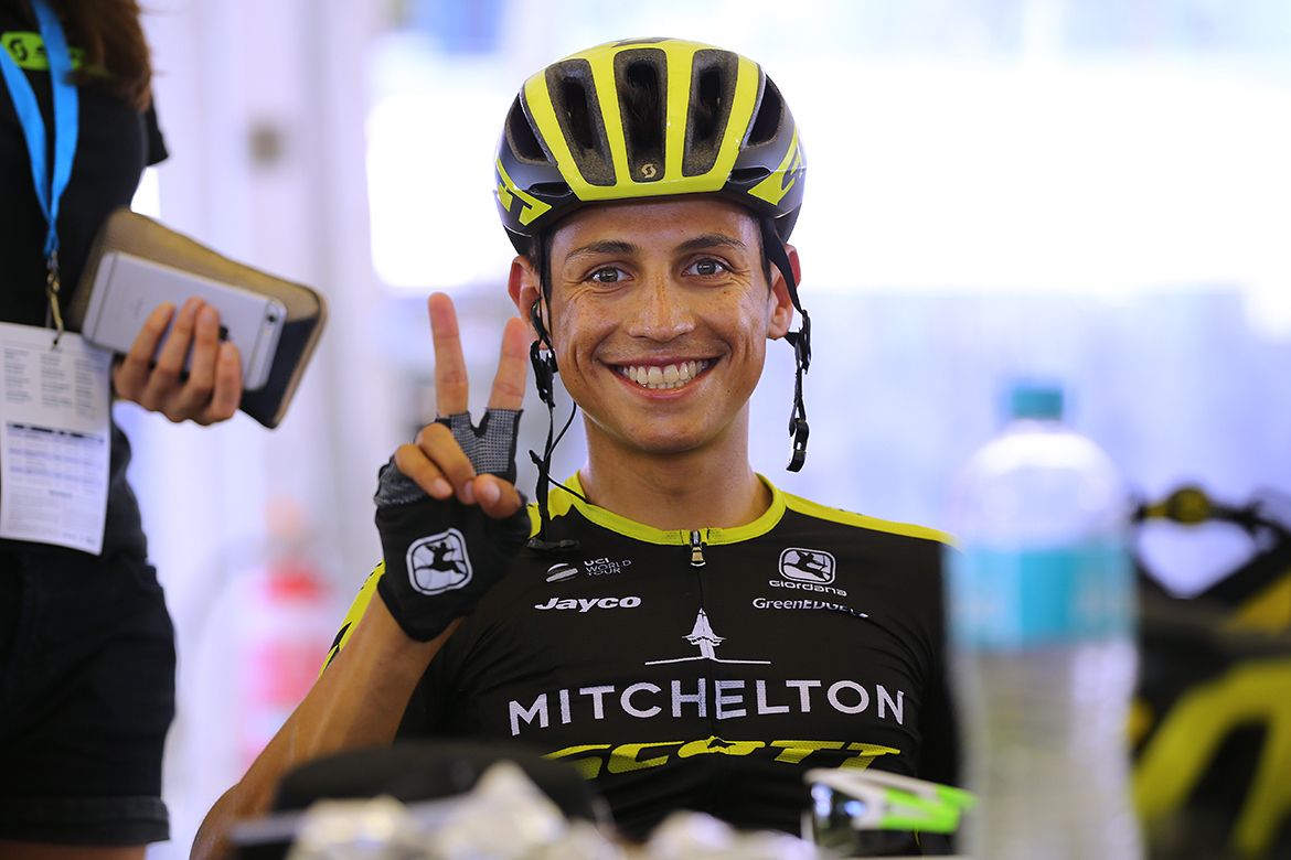 The ever smiling Esteban Chaves (Mitchelton-Scott)