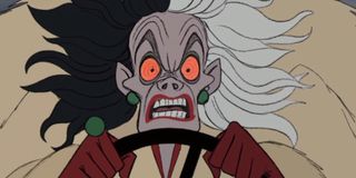 Screenshot of Cruella De Vil from One Hundred And One Dalmations